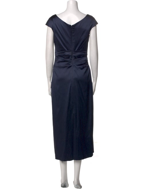 Talbot Runhof Cowl Neck Long Dress