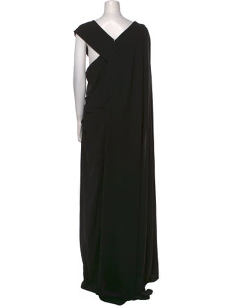 Talbot Runhof One-Shoulder Long Dress