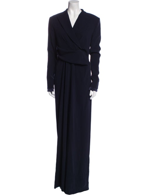 Talbot Runhof V-Neck Jumpsuit