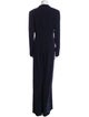 Talbot Runhof V-Neck Jumpsuit