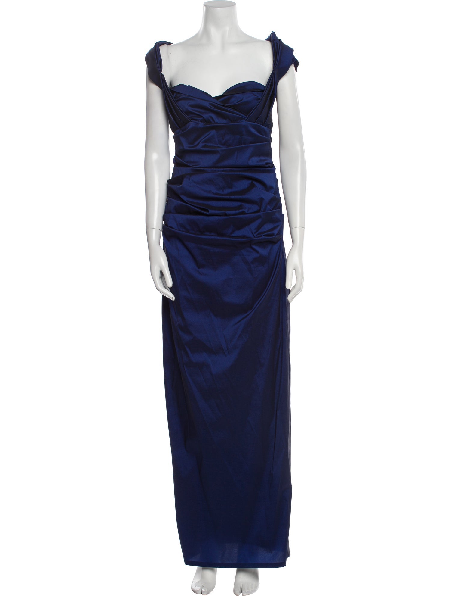 Talbot Runhof Square Neckline Long Dress