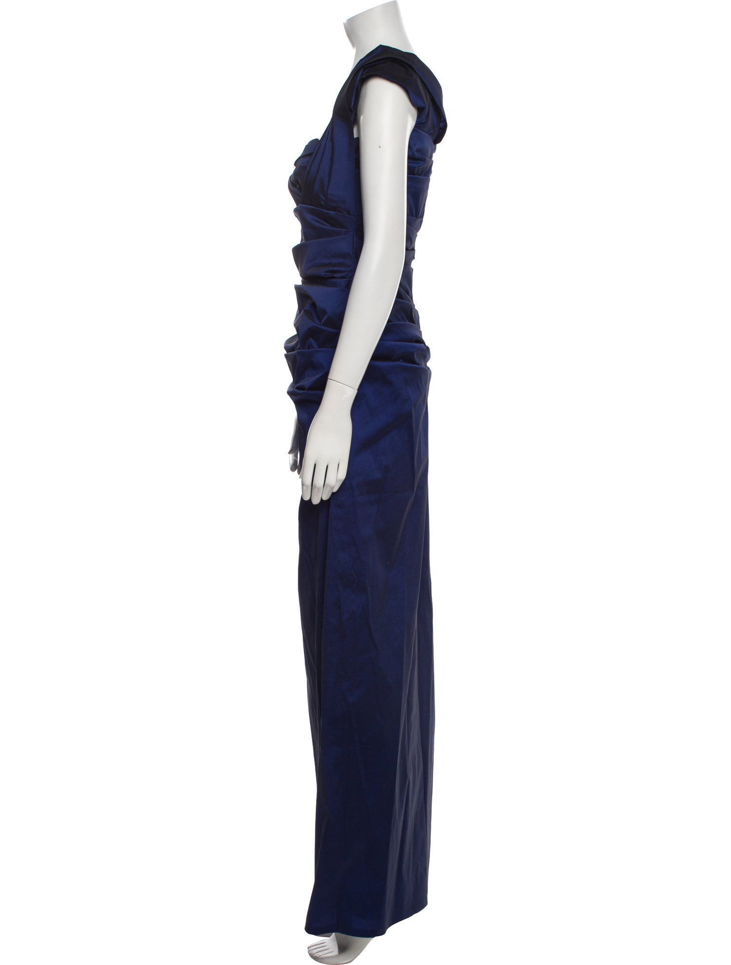 Talbot Runhof Square Neckline Long Dress