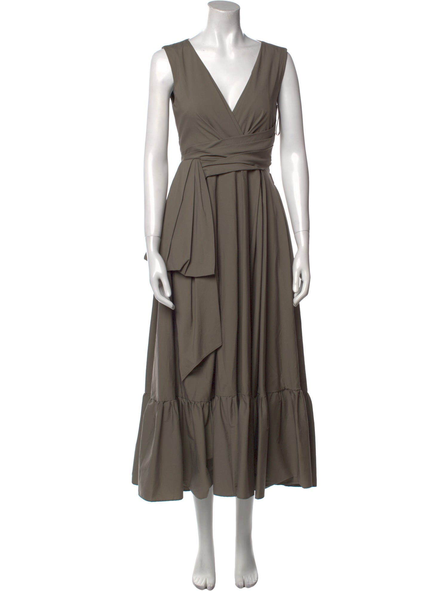 Talbot Runhof V-Neck Long Dress