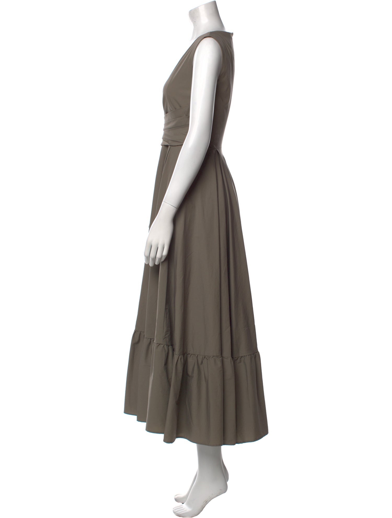 Talbot Runhof V-Neck Long Dress