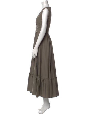 Talbot Runhof V-Neck Long Dress