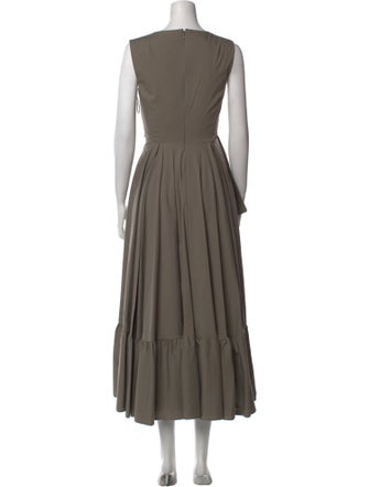 Talbot Runhof V-Neck Long Dress