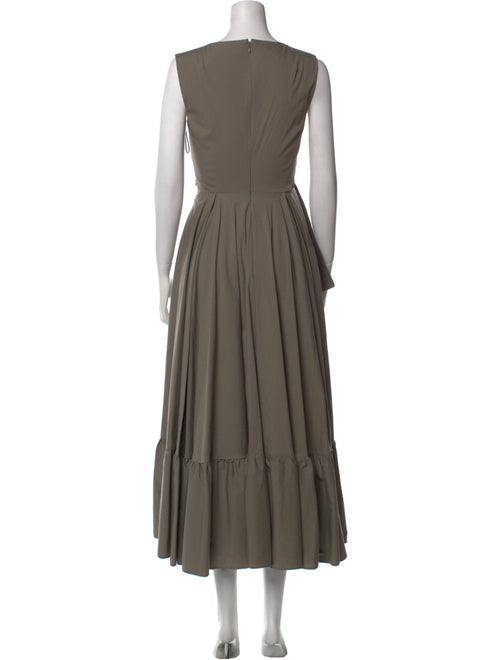 Talbot Runhof V-Neck Long Dress