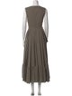 Talbot Runhof V-Neck Long Dress