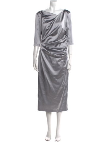 Talbot Runhof Dresses Satin Midi Length Dress L