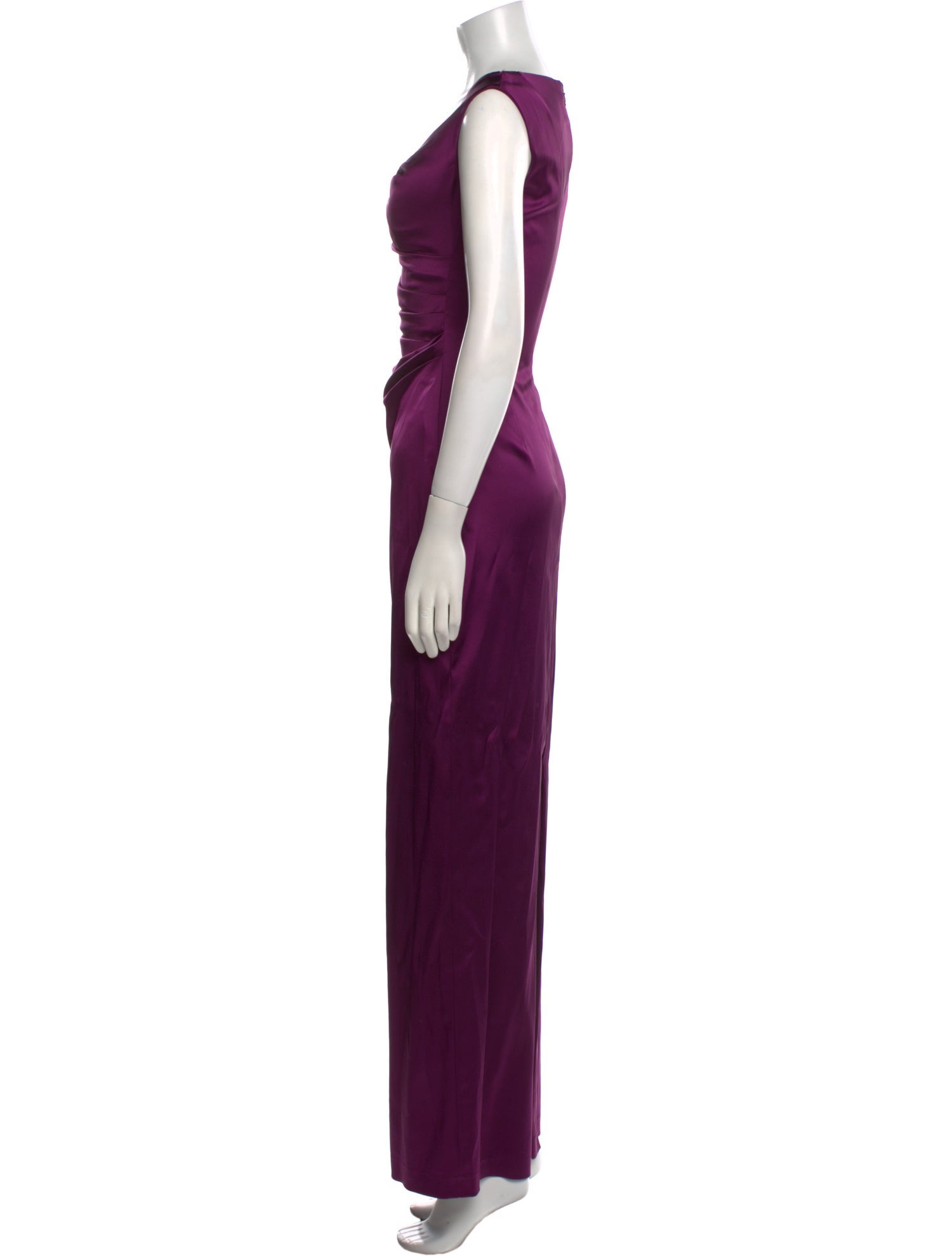 Talbot Runhof Cowl Neck Long Dress