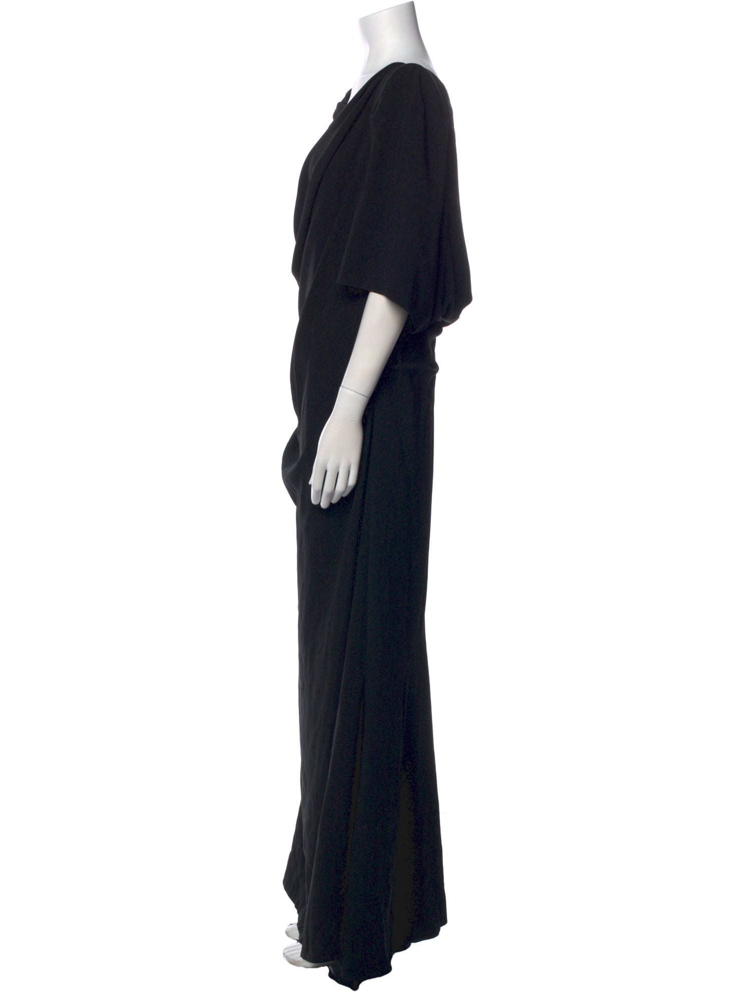 Talbot Runhof Cowl Neck Long Dress