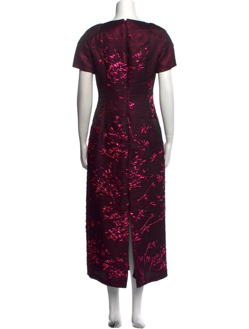 Talbot Runhof V-Neck Long Dress