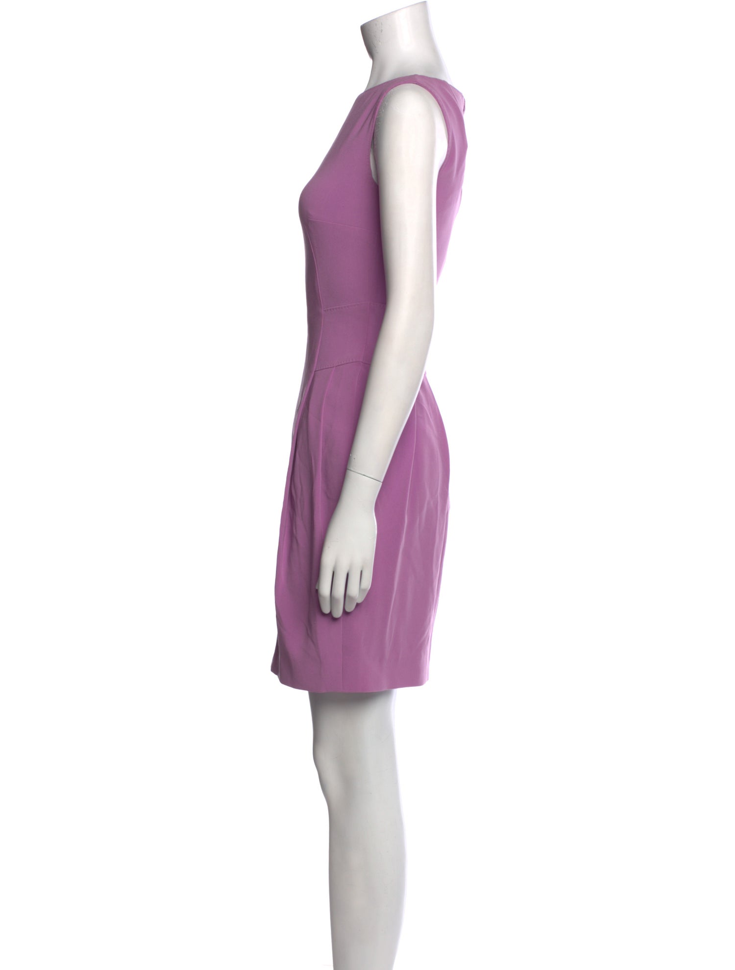 Talbot Runhof Bateau Neckline Mini Dress