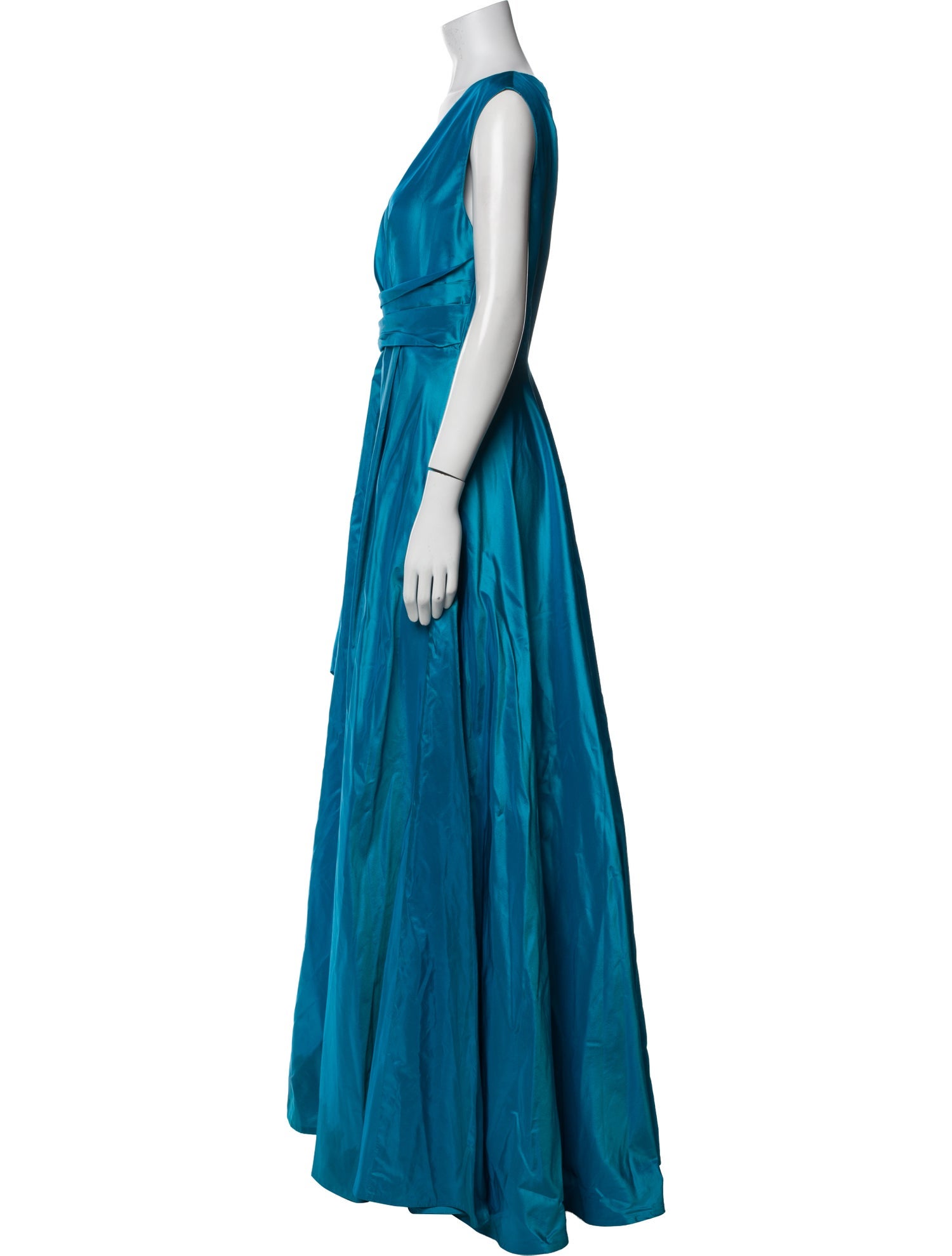 Talbot Runhof Silk Long Dress