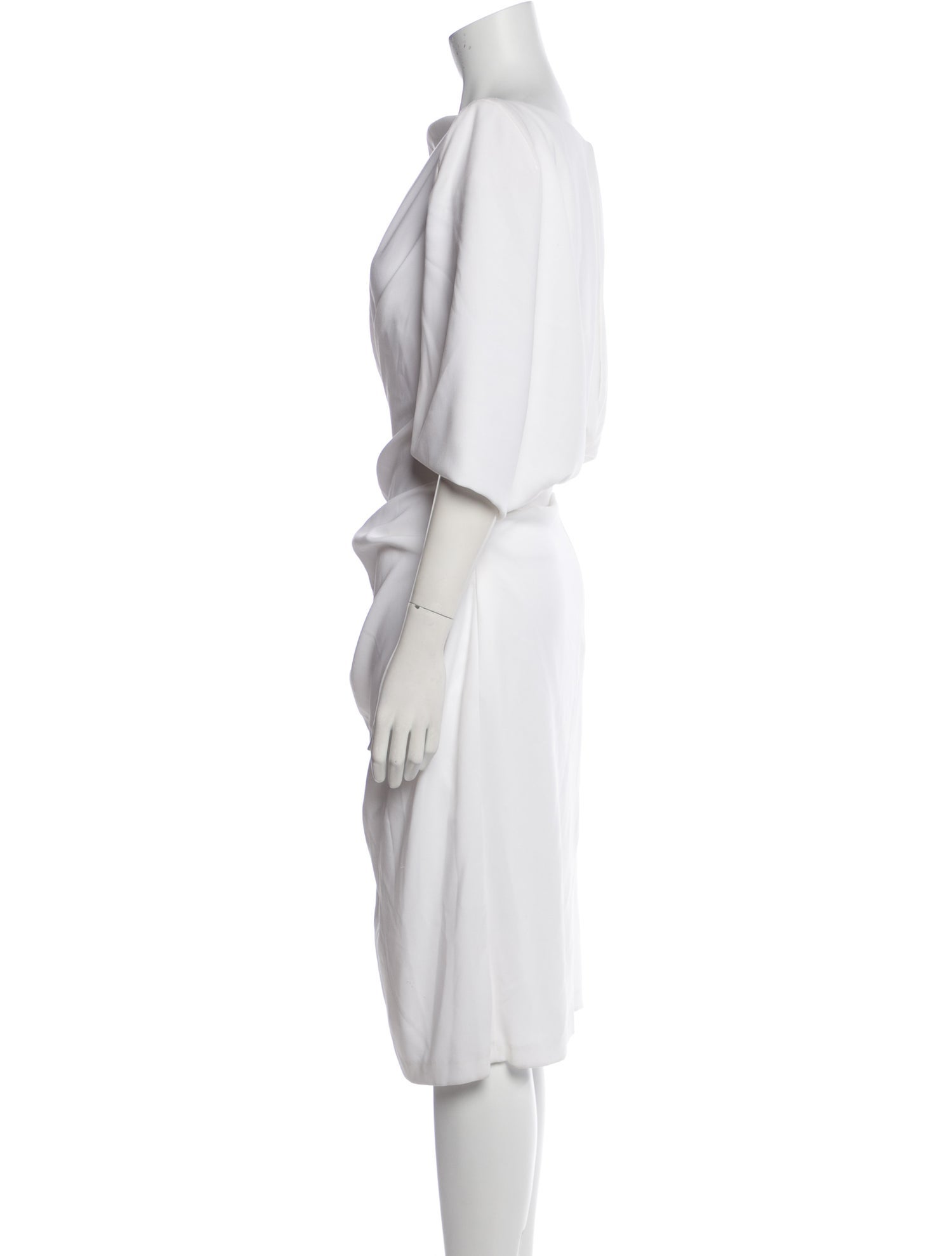 Talbot Runhof One-Shoulder Midi Length Dress