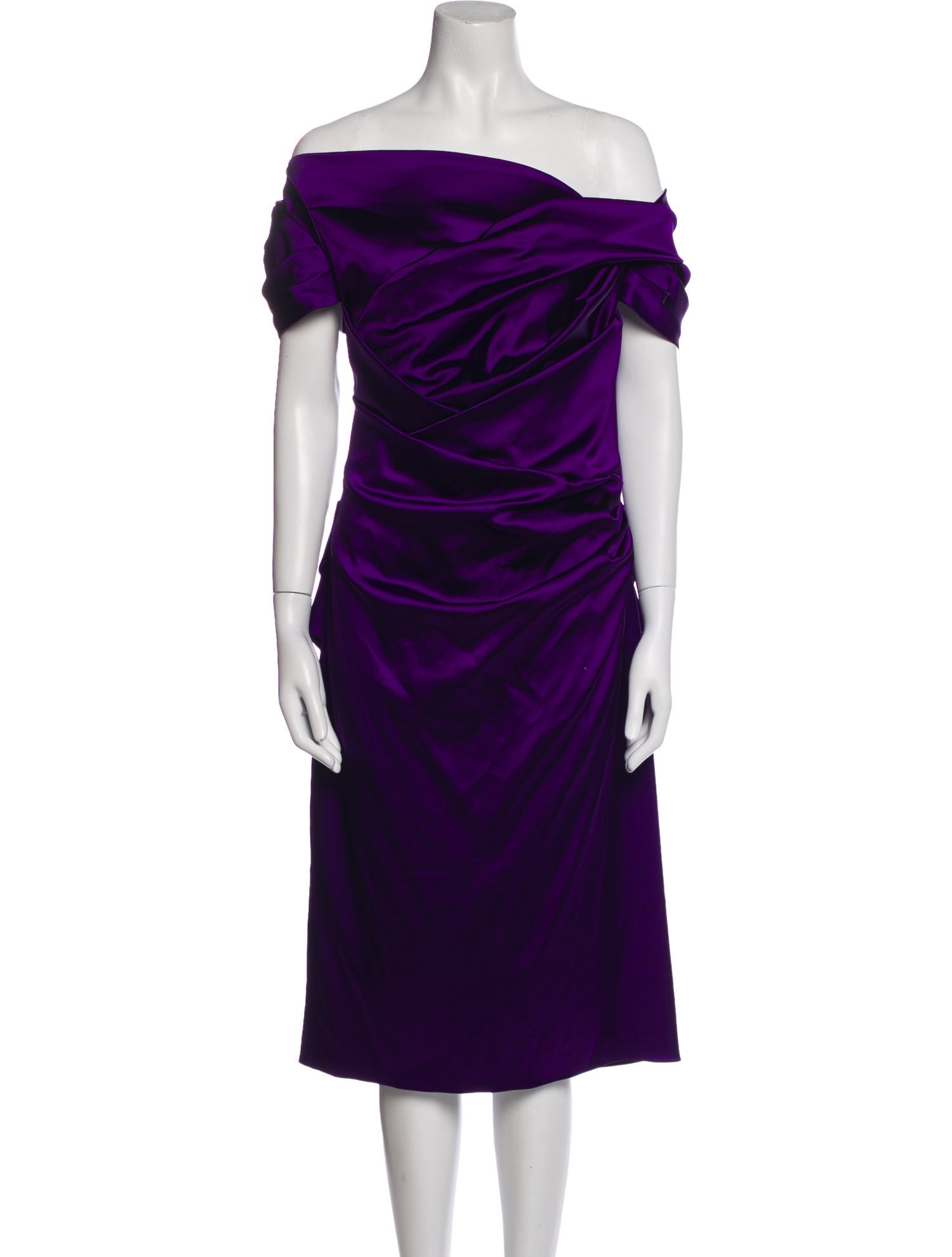 Talbot Runhof Off-The-Shoulder Long Dress