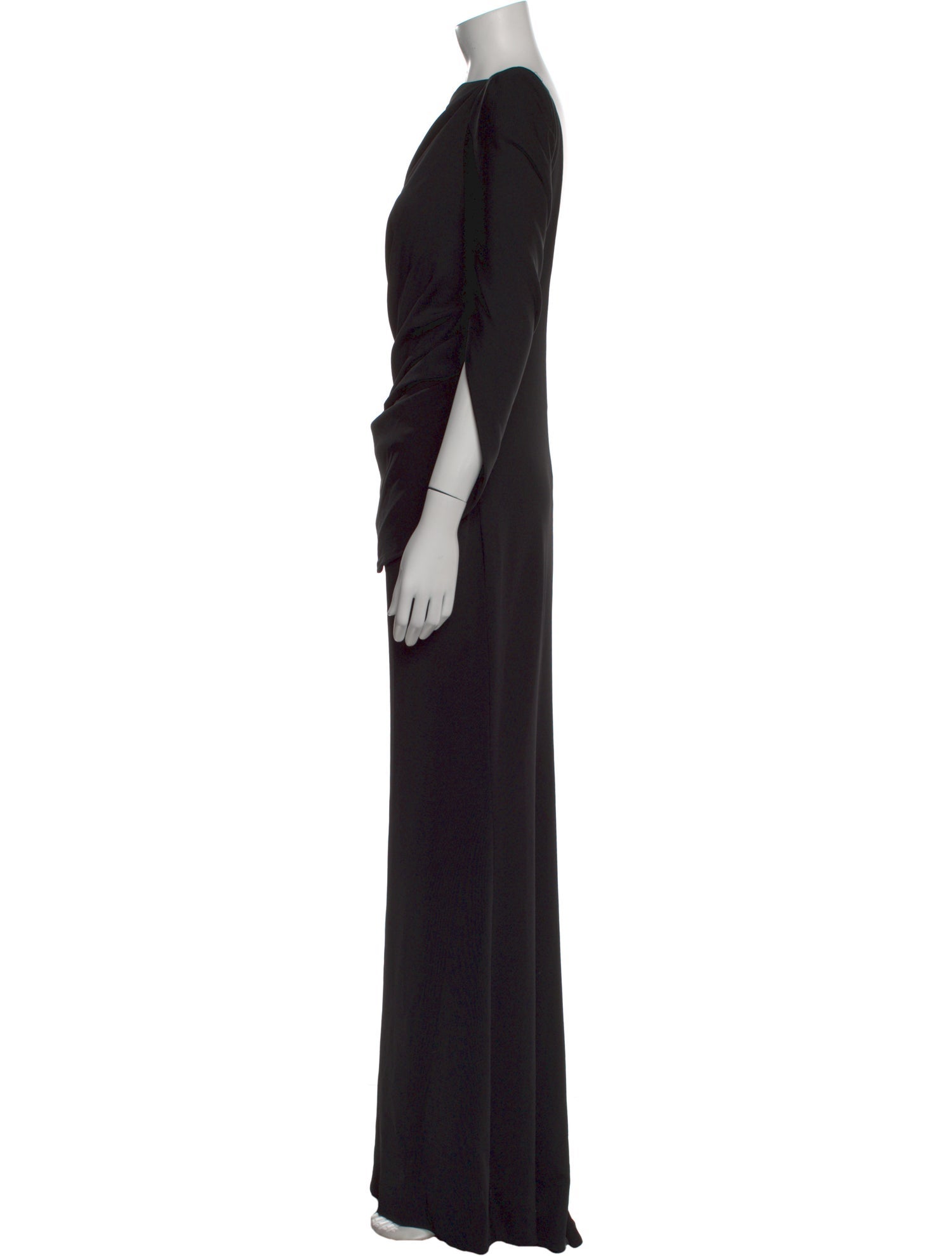 Talbot Runhof Bateau Neckline Long Dress