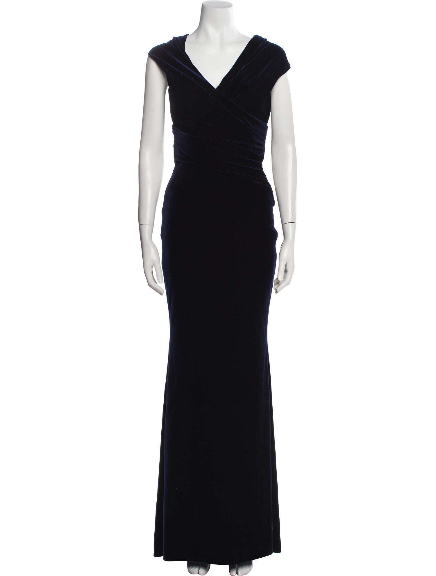 Talbot Runhof V-Neck Long Dress