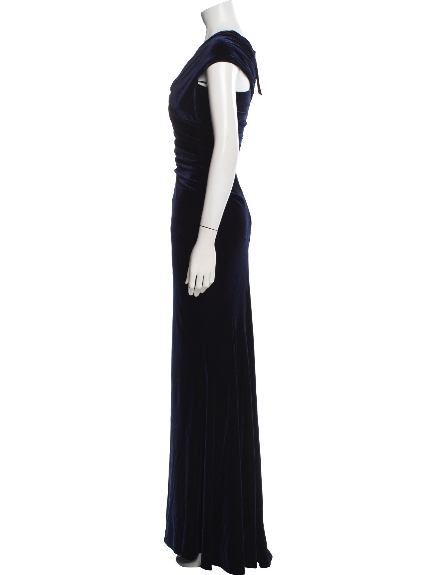 Talbot Runhof V-Neck Long Dress