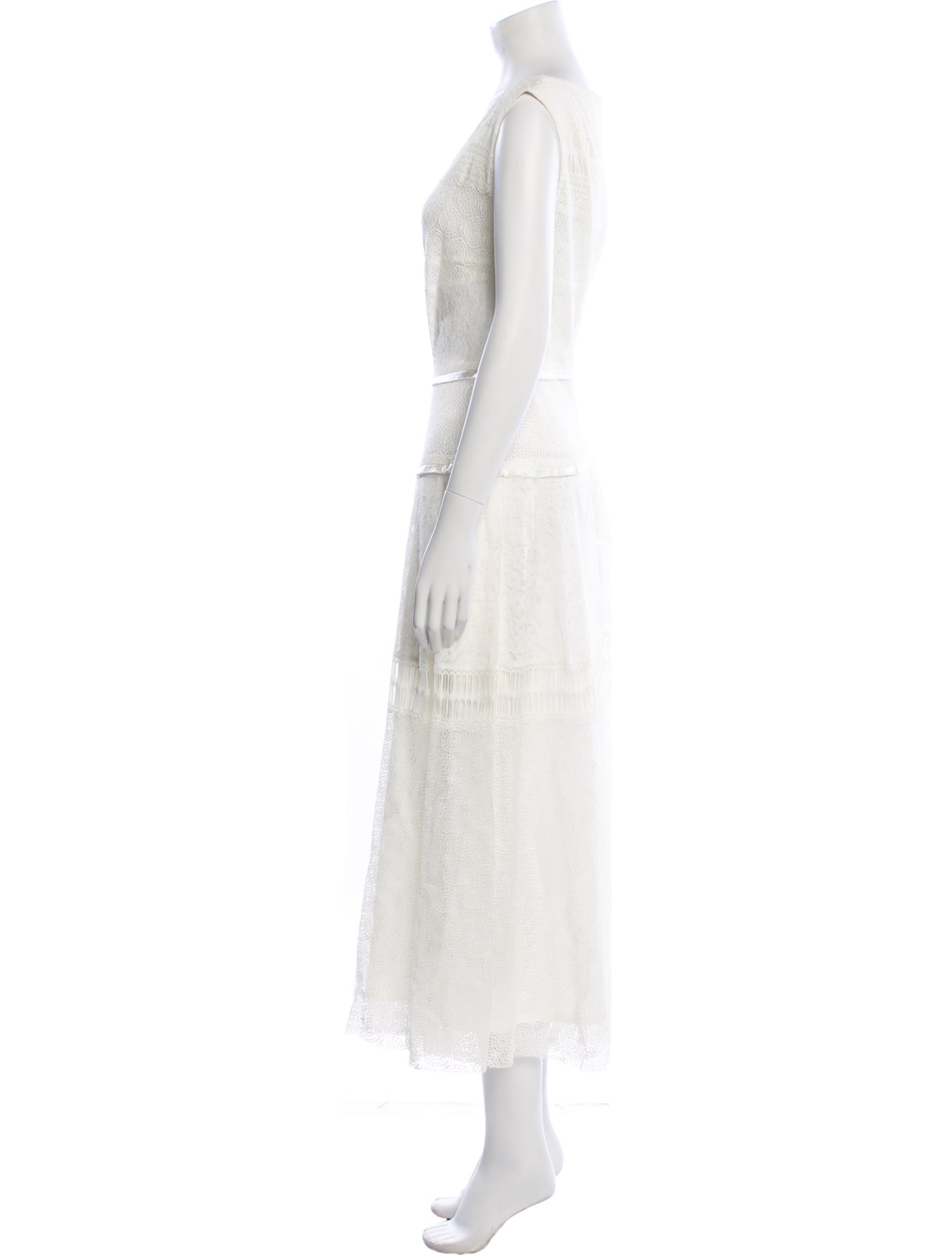 Talbot Runhof Scoop Neck Long Dress