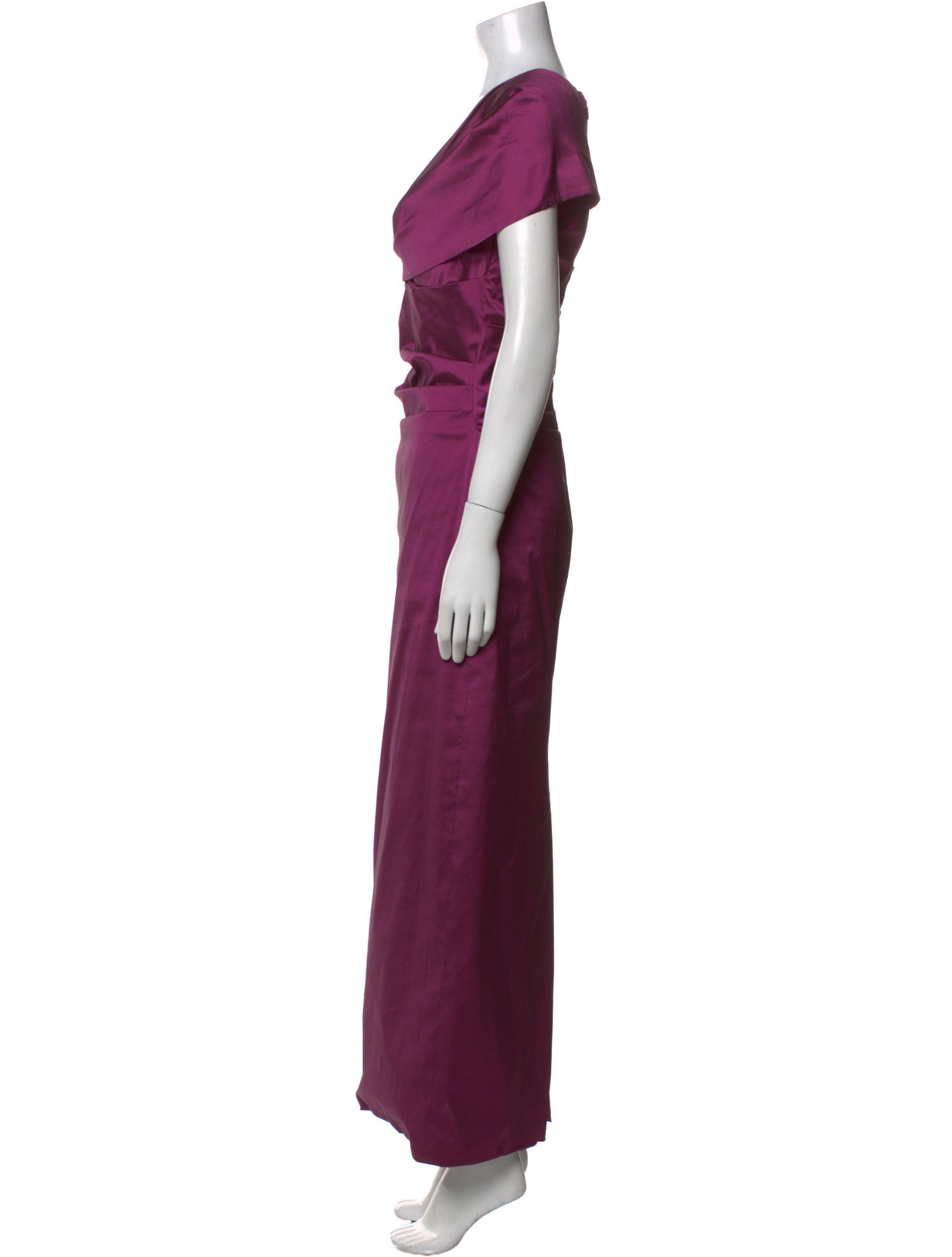 Talbot Runhof V-Neck Long Dress