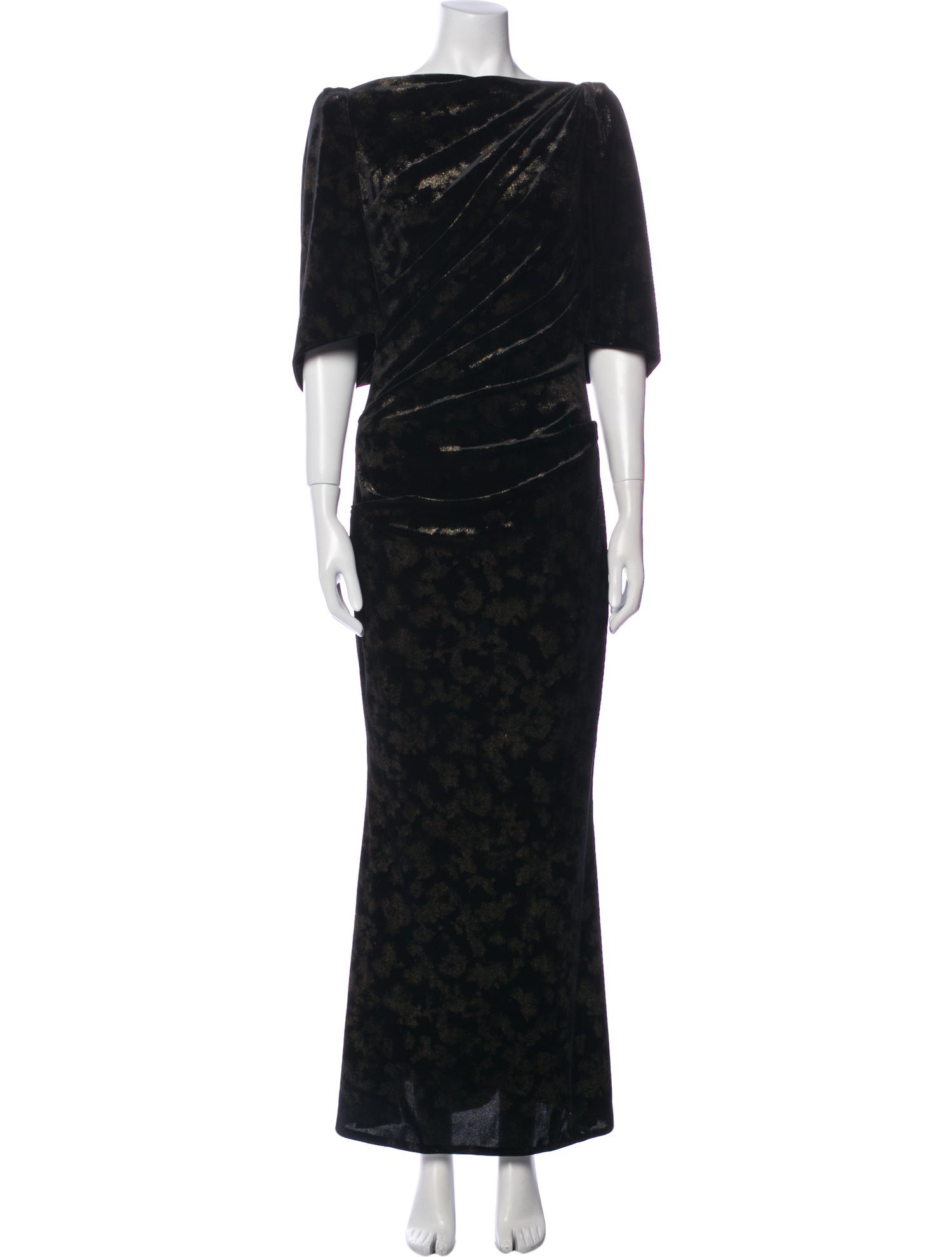 Talbot Runhof Printed Long Dress