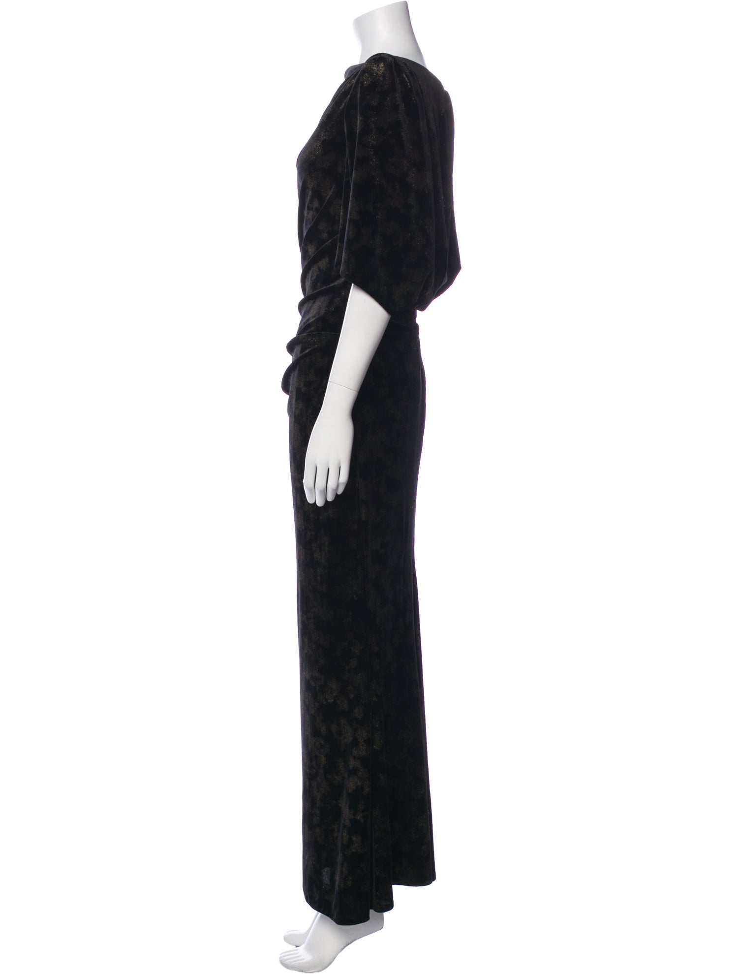 Talbot Runhof Printed Long Dress