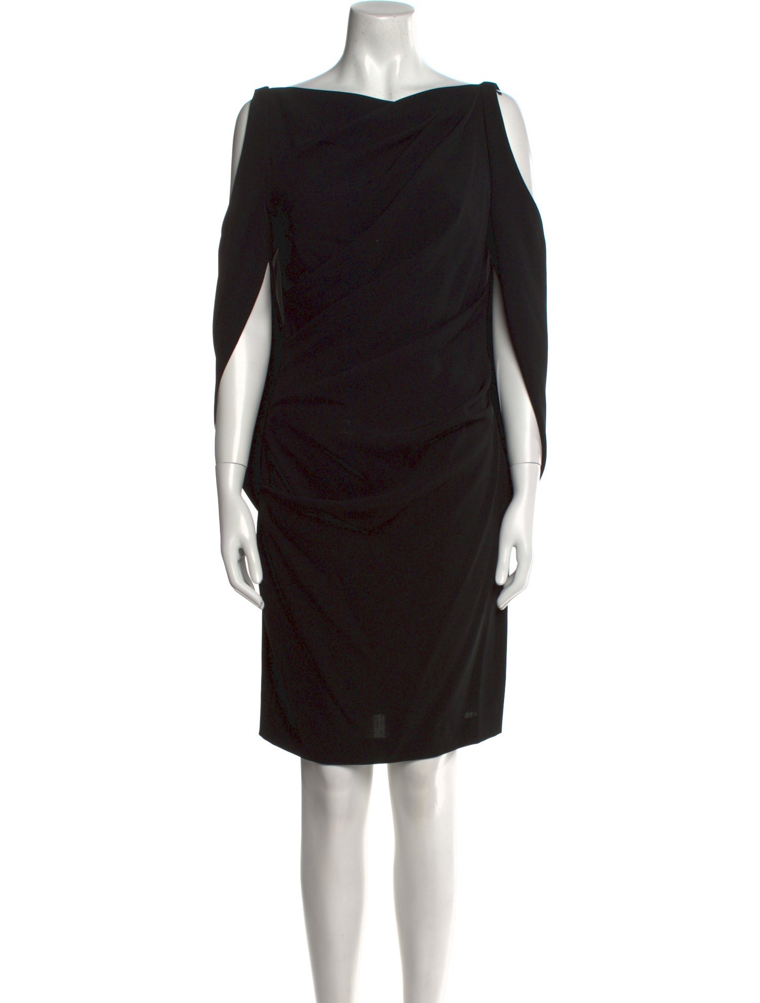 Talbot Runhof Cowl Neck Mini Dress