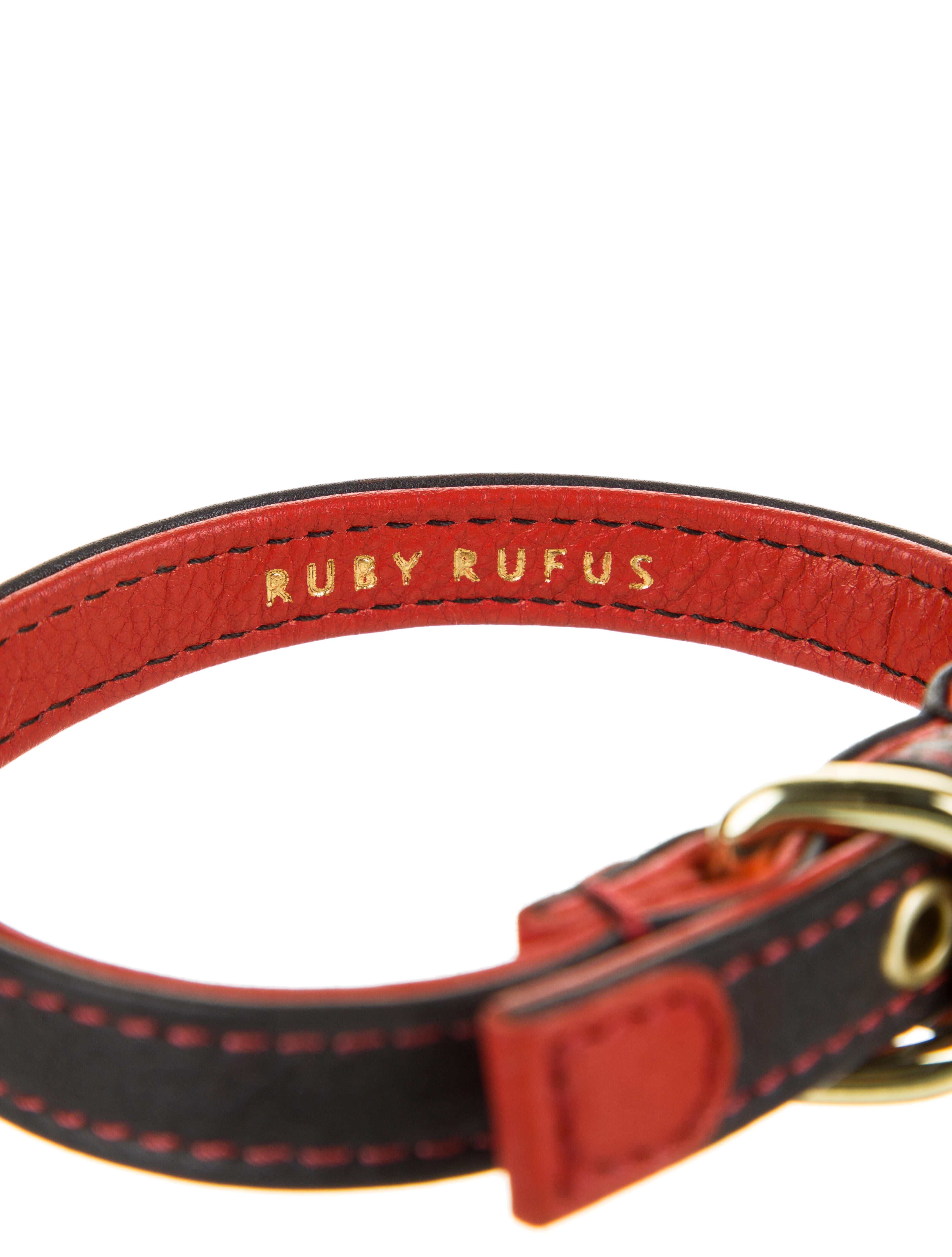 Ruby Rufus Dog Collar Black Pet Accessories, Decor & Accessories