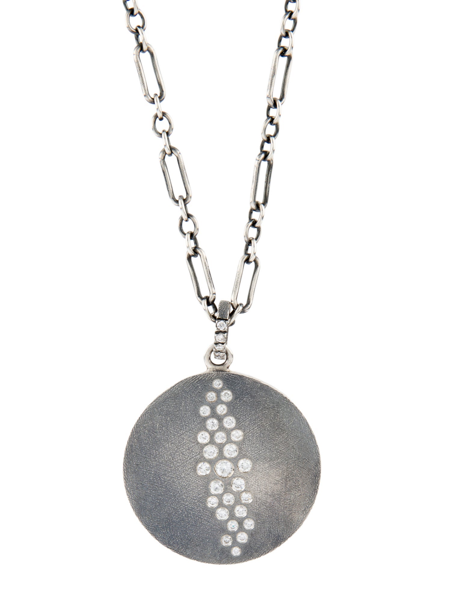 Rene Escobar Diamond Pendant Necklace