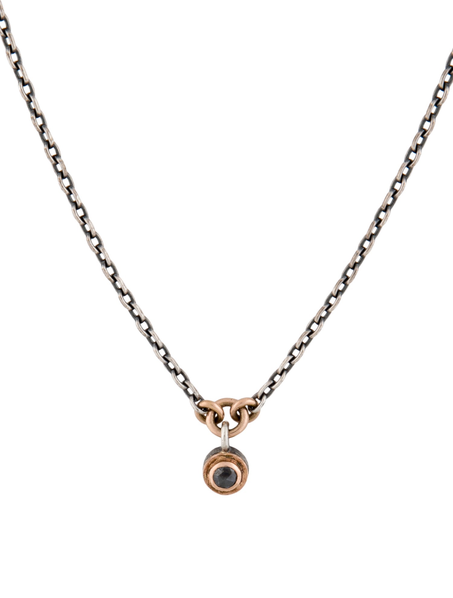 Rene Escobar Diamond Dot Pendant Necklace