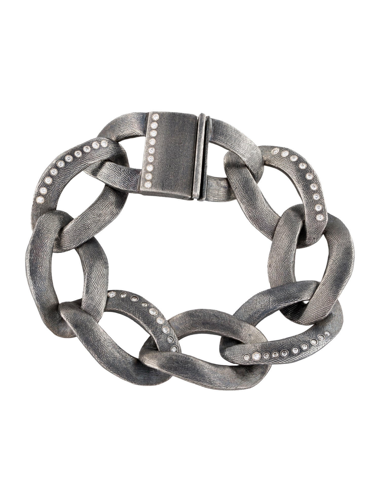 Rene Escobar Diamond Alicia Link Bracelet