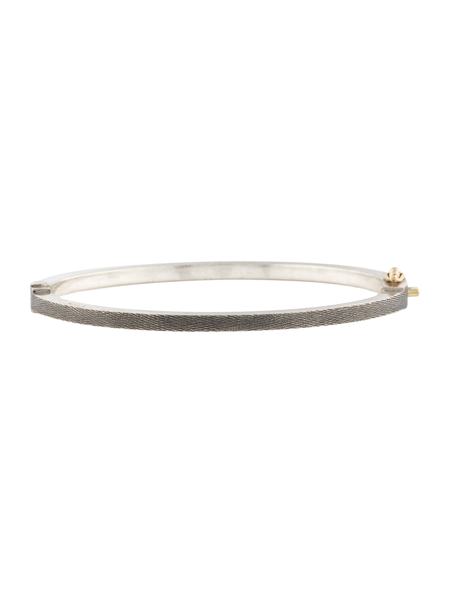 Rene Escobar Two-Tone Diamond Bangle Bracelet