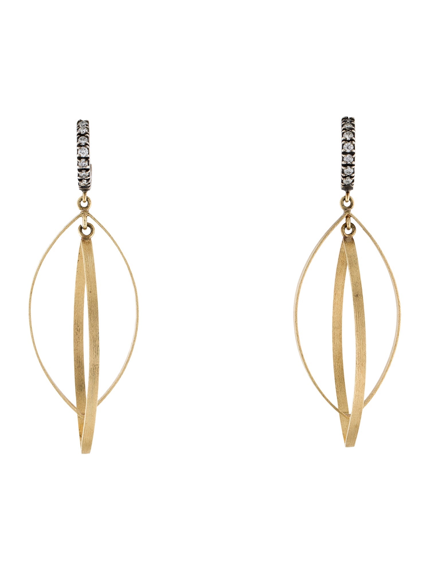 Rene Escobar 18K Diamond Chandelier Earrings