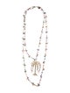 Rosantica Tropical Palm Tree Double Strand Pendant Necklace