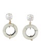 Rosantica Crystal & resin Clip-On Drop Earrings