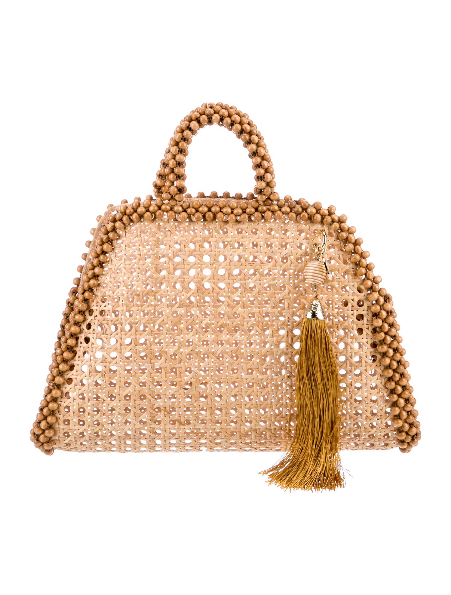 Rosantica Wicker Top Handle Bag