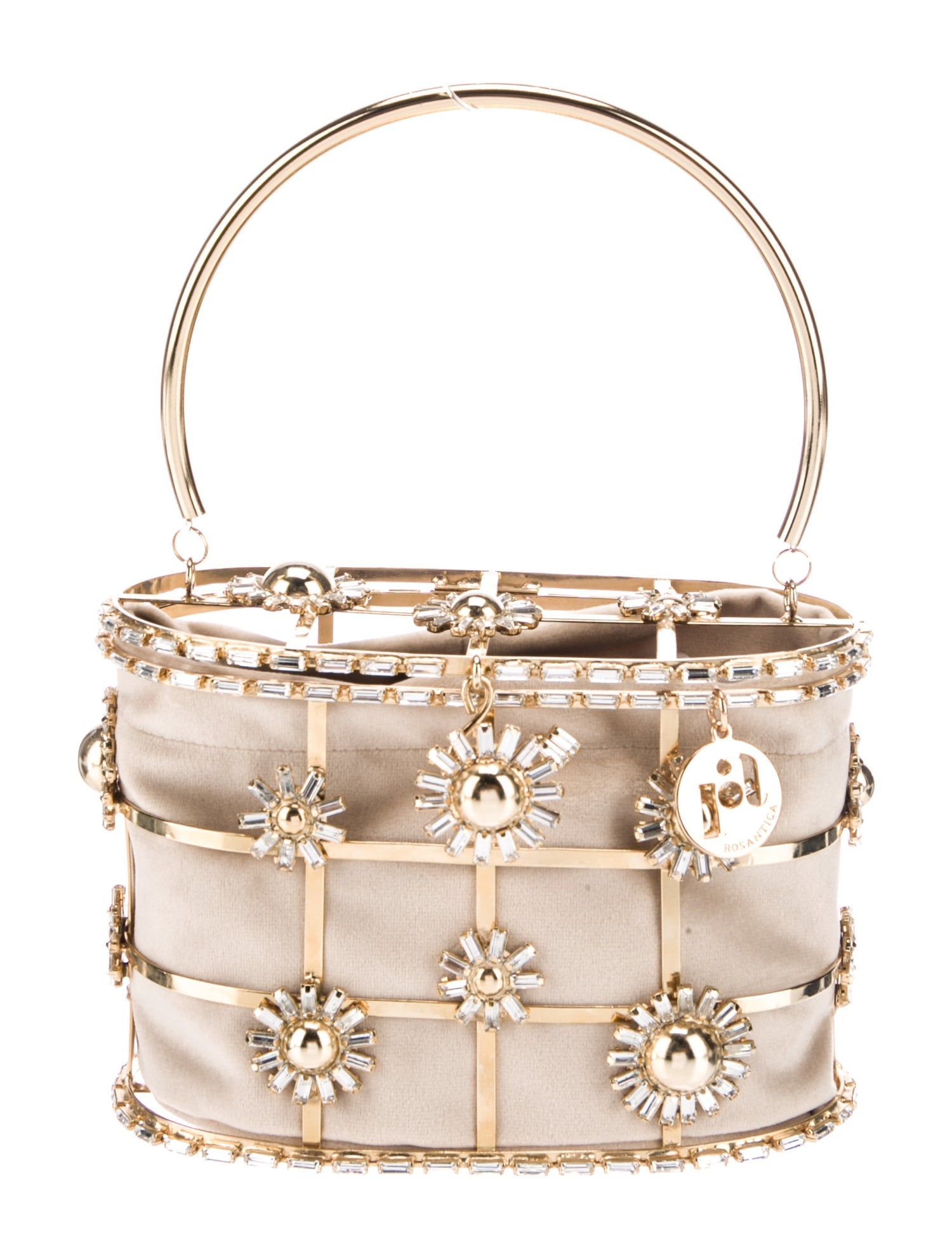 Rosantica Metal Top Handle Bag