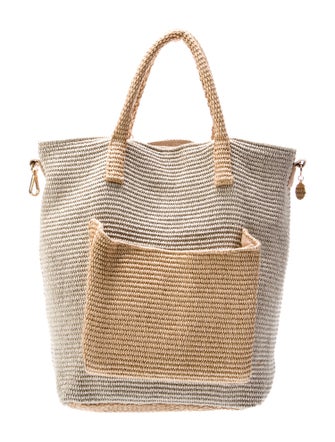 Rosantica Raffia Bucket Bag