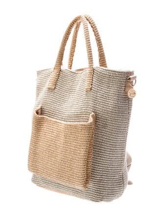 Rosantica Raffia Bucket Bag