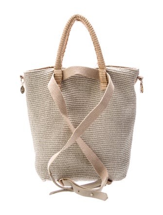 Rosantica Raffia Bucket Bag