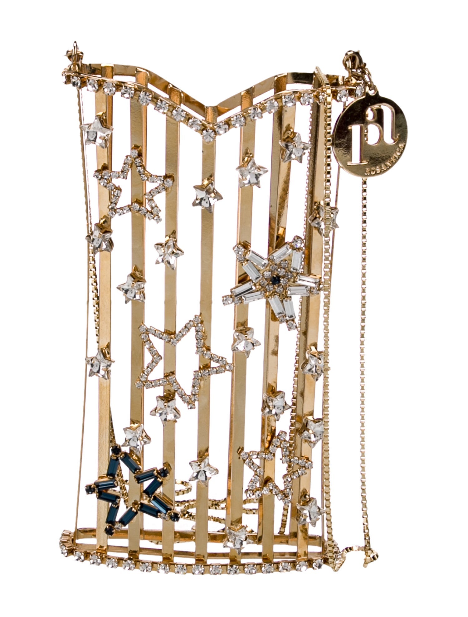 Rosantica Metal Evening Bag