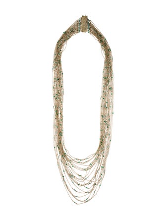 Rosantica Crystal Multi-Strand Necklace
