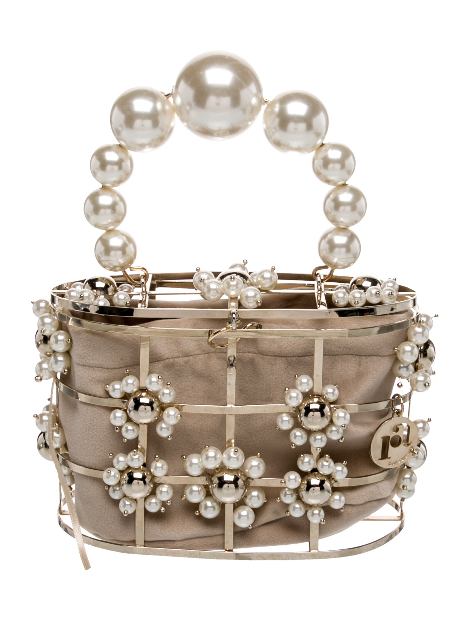 Rosantica Metal Top Handle Bag