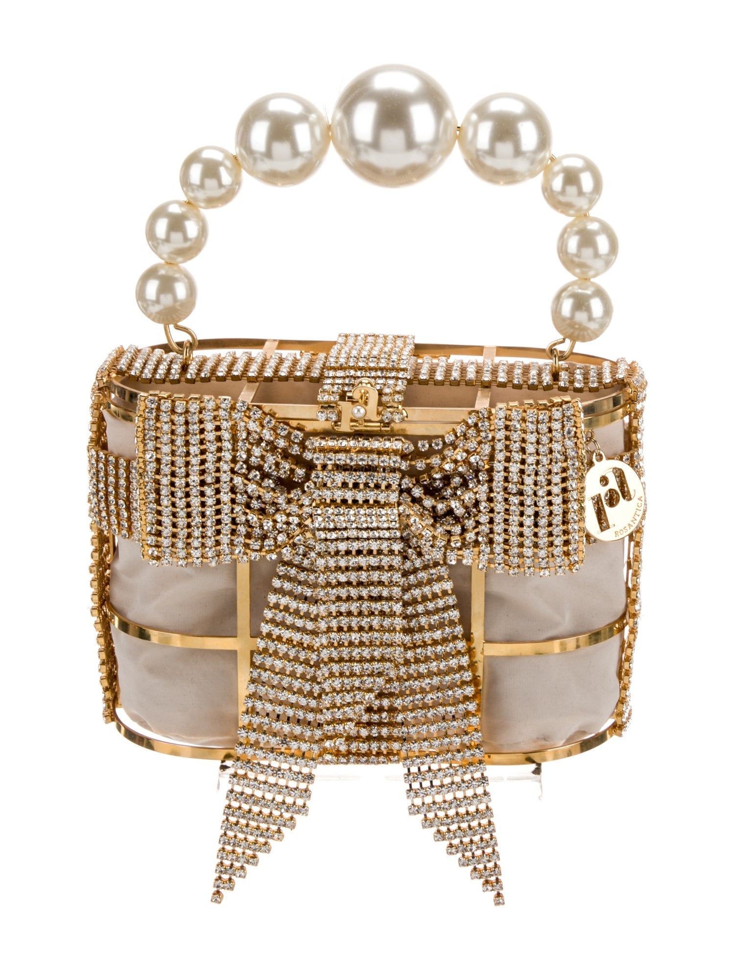 Rosantica Metal Top Handle Bag