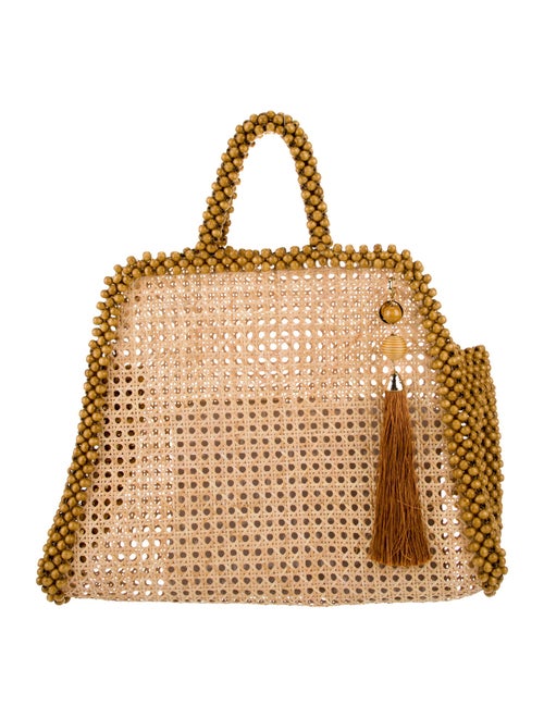 Rosantica Rattan Minaudière