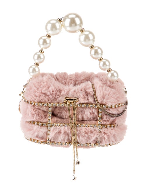 Rosantica Faux Fur Top Handle Bag