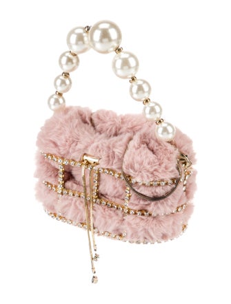 Rosantica Faux Fur Top Handle Bag