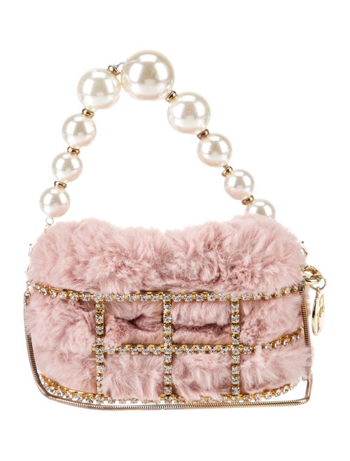 Rosantica Faux Fur Top Handle Bag