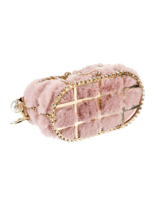 Rosantica Faux Fur Top Handle Bag